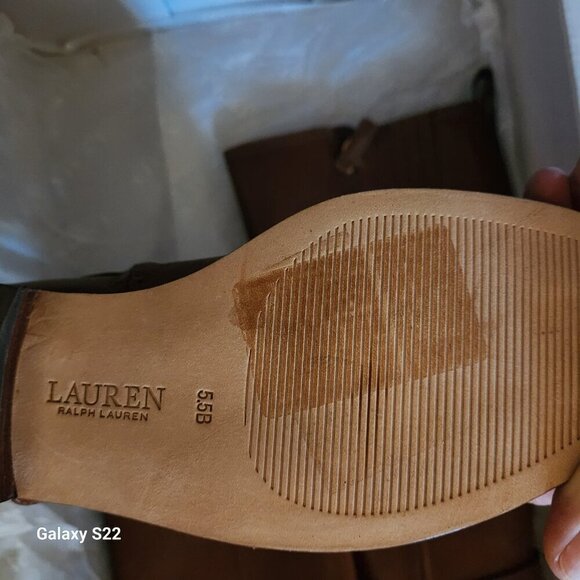 Ralph Lauren "Blayke" Buckled Riding Boots. NIB. Size 5.5 - Picture 9 of 12